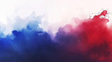 Poster - Abstract blue and red watercolor background. abstract watercolor background