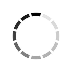 Fototapete - Loading bar symbol. website load bar vector icon set. Set loadingbar progress icon, Circle loader collection. Loading status, Loading isolated