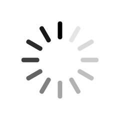 Fototapete - Loading bar symbol. website load bar vector icon set. Set loadingbar progress icon, Circle loader collection. Loading status, Loading isolated