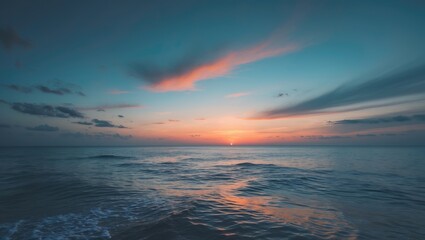 Poster - Gorgeous sunset by the sea