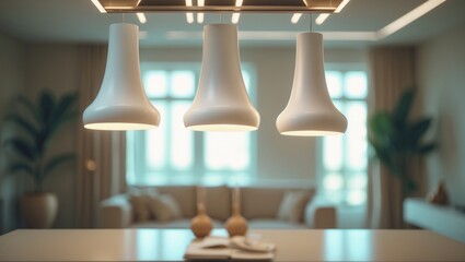 Poster - Hanging pendant lamps, Light isolated on a white background
