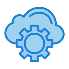 Poster - Cloud Computing vector icon