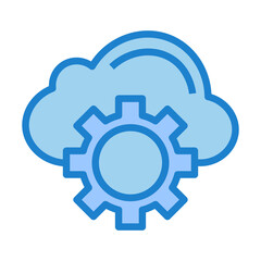 Aufkleber - Cloud Computing vector icon