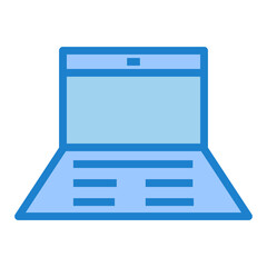 Poster - Laptop vector icon