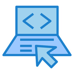 Poster - Code  vector icon