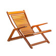 © Artbox Png - Stylish Wooden Beach Chair with Compact Fold Away Isolated on Transparent Background
