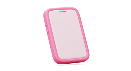 Poster - Pink Smartphone Digital Lifestyle Tech Gadget Communication Mobile Device Touchscreen Technology