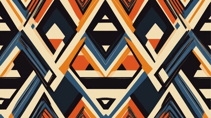 Poster - Designing striking seamless patterns with repeating stripes for interior decor textile design and graphic art in modern environments