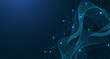 © TechSolution - Global network connection concept. Big data visualization. Social network communication in the global computer networks. Internet technology. Business. Science. Vector illustration