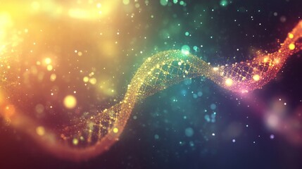 Poster - Exploring abstract medical concepts digital realm softfocus background vibrant colors science environment healthcare viewpoint