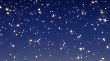 Wall Mural - night sky full of glittering stars provides a celestial backdrop. space concept background for cosmi