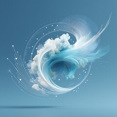 Poster - Abstract Cloud Computing Technology Concept