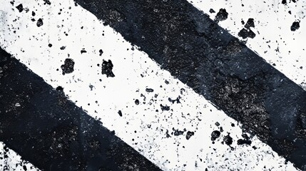 Aufkleber - High contrast monochrome abstract diagonal lines on a textured surface