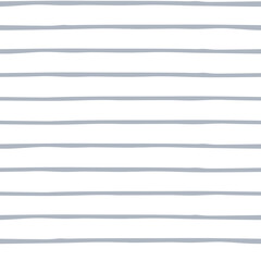 Wall Mural - Horizontal lines hand drawn seamless pattern. Vector backgrond