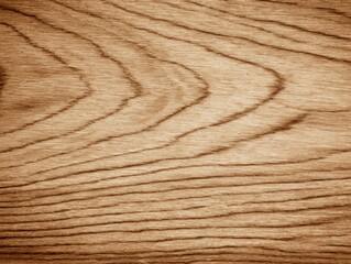 Fototapete - Close up of wood grain texture showing natural patterns in warm brown tones for background or design element