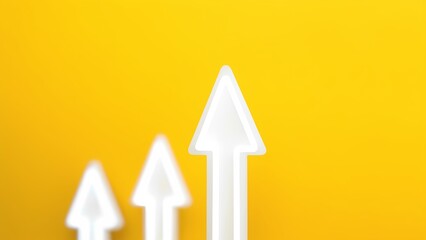 Poster - Growth trends in business strategies office environment infographic display creative perspective future insights