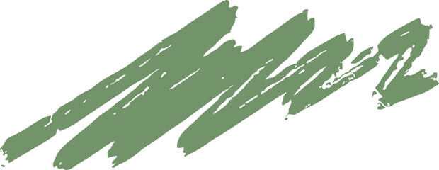 Poster - Loose Green Brushstroke Painting Element