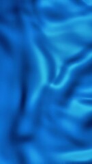 Aufkleber - Flowing Azure Fabric: Abstract Blue Silk Motion with Soft Light and Shadow