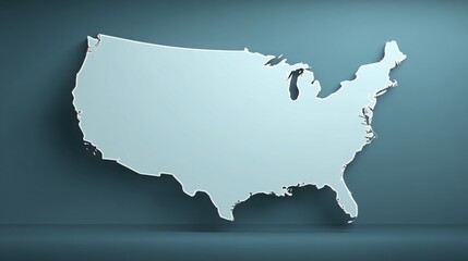Poster - overview of the united states highlighting central bank responses in a quantum-modeled economic desi