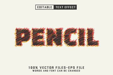 Poster - Pencil Editable Text Effect