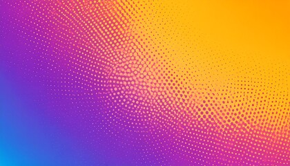 Aufkleber - Abstract halftone pattern vibrant gradient.