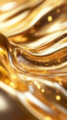 Poster - Twisting light shimmers, swirling ripple in background