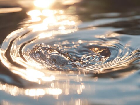 Shimmer blur twist, vaporous ripples the background