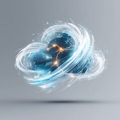 Poster - Digital Cloud Data with Lightning and Particles