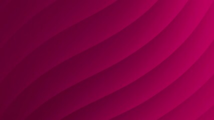 Poster - A smooth, abstract background featuring curved, wavy lines in rich shades of magenta and pink, Abstract texture Gradient motion Background animation.