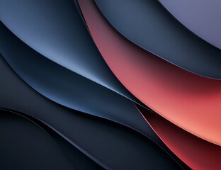 Wall Mural - dark gradient background, simple and elegant, with a gradient transitioning from dark blue to red. t