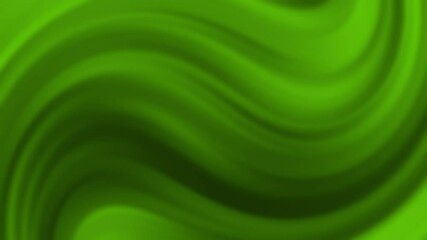 Poster - A green abstract wavy background with soft curves and smooth gradient transitions throughout the image, Abstract texture Gradient motion Background animation.