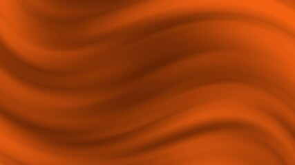 Poster - Smooth orange waves create a soft abstract background with gentle flowing lines, Abstract texture Gradient motion Background animation.