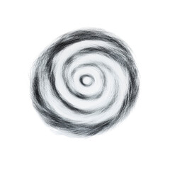 Poster - Abstract Spiral Vortex Monochrome Swirl Design