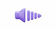 © MuhammadFaisol - Lilac Speaker Volume Icon Visualized