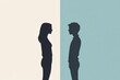 © Auon - 2d flat vector of friends resolving personal conflicts applying open dialogue forgiveness emotional understanding relationship growth