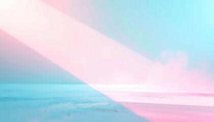 Poster - Captivating light rays illuminate a serene space artistic environment abstract viewpoint contemporary concept