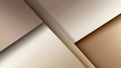 Poster - Abstract Layers with Neutral Tones Creates Dynamic and Minimalist Design
