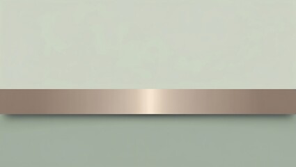 Poster - Minimalist Two-tone Background with Metal Bar for Product Display