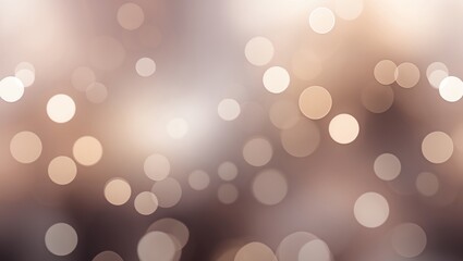 Blurred Light Background with Bokeh Effect for Festive and Elegant Designs