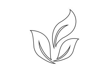 Wall Mural - set of leaves green leaf nature art illustration vector sticker icon symbol graphic design environment plant