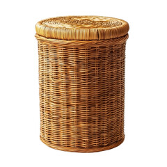 Poster - Woven storage basket with lid, perfect for organizing items in stylish way. This natural fiber container adds rustic touch to any room decor