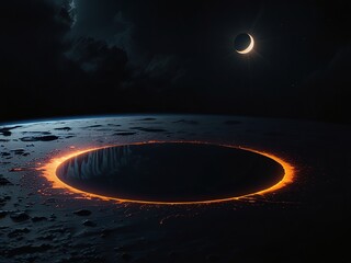 Wall Mural - sun rising over the earth