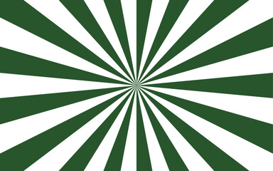 Leinwandbilder - Abstract contrast radial burst pattern featuring alternating green and white twisted rays. Radiate symmetrically  central vanishing point with  hypnotic, spiraling motion effect.