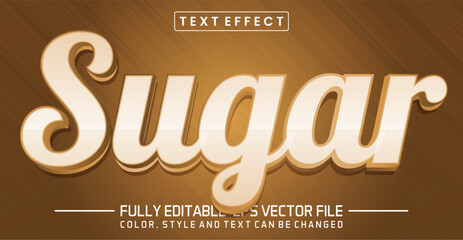 Poster - Sugar font Text effect editable