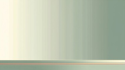 Aufkleber - Calming Green and Beige Gradient Background with Subtle Texture and Lines