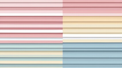 Poster - Abstract Pastel Colored Paper Layers Creative Background Design Template