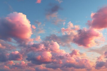 Aufkleber - Dramatic clouds fill the sky at sunset over a serene landscape during early evening