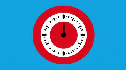 Poster - a clock against a blue background representing blockchain technology for engagement monitoring and t