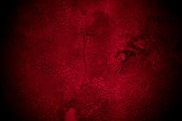 Aufkleber - Old wall texture cement black red  background abstract dark color design are light with white gradient background.
