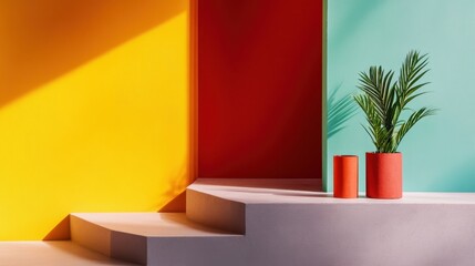 Poster - Smooth color transitions with grainy texture, creating a modern and stylish visual